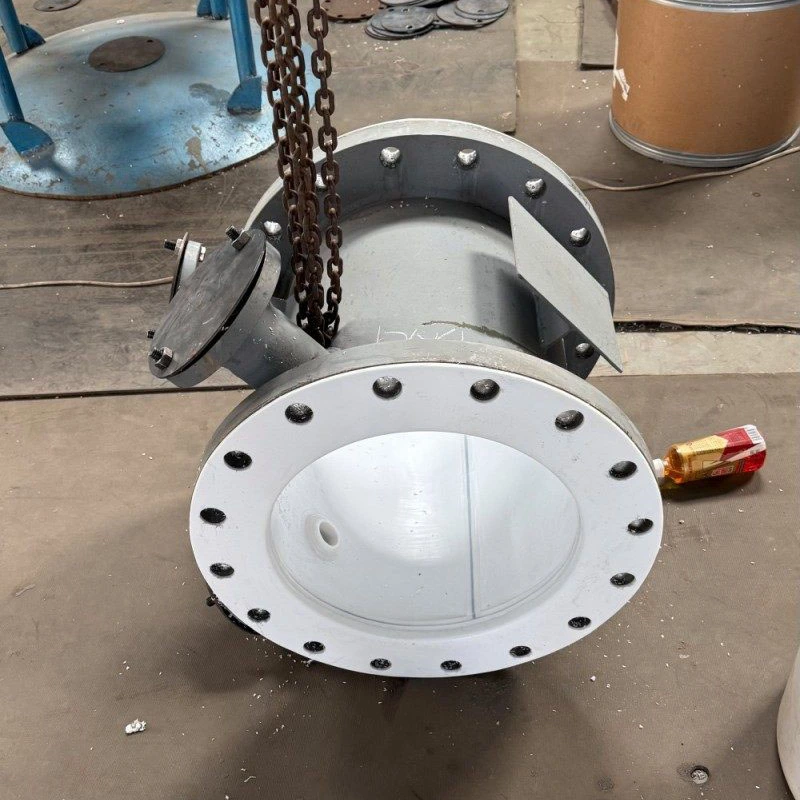 Met PTFE gevoerd zuurbestendig chemisch T-stuk